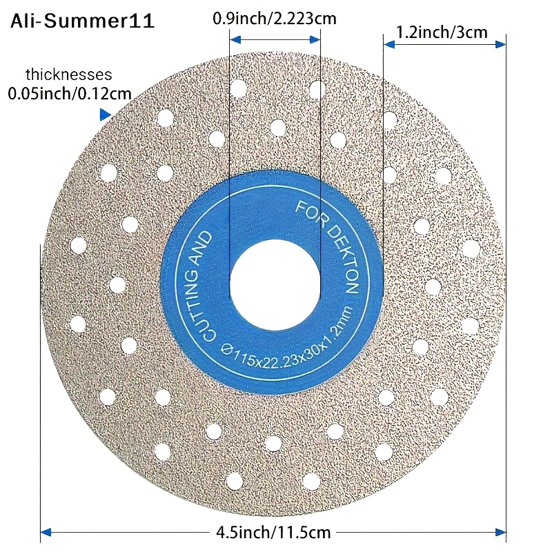 Heavy Equipment Blade - 【A6L】1Pcs Wet And Dry Use For