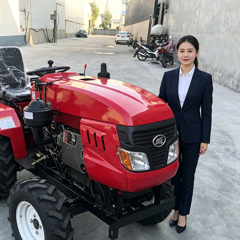 Tractor Backhoe - Customized Ride-On Plowing Tractor Adopting Wheel