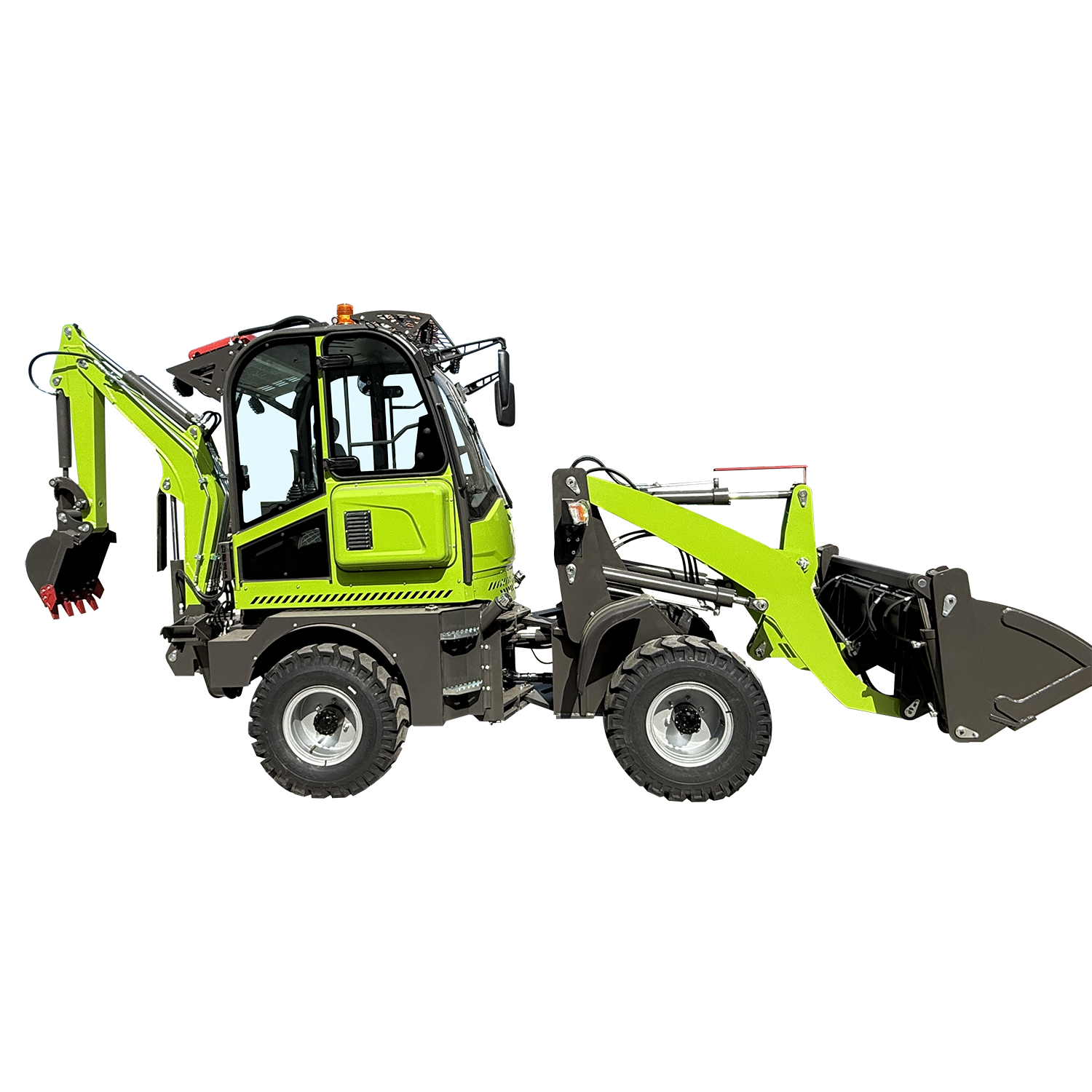 Mini Backhoe Loader 4WD Euro 5 - Tractor Backhoe ulasan dan harga