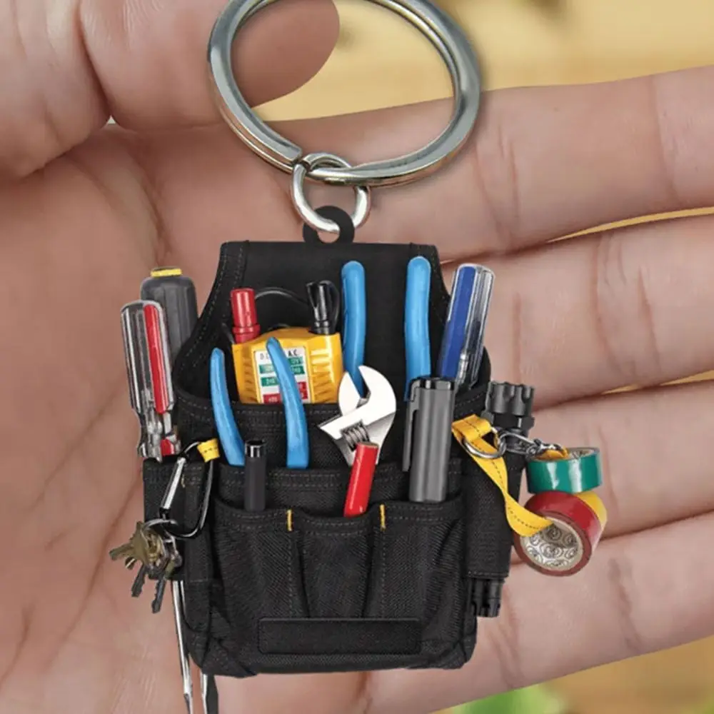50PCS Acrylic Keychain Unique  - Heavy Equipment Key Ring ulasan dan harga