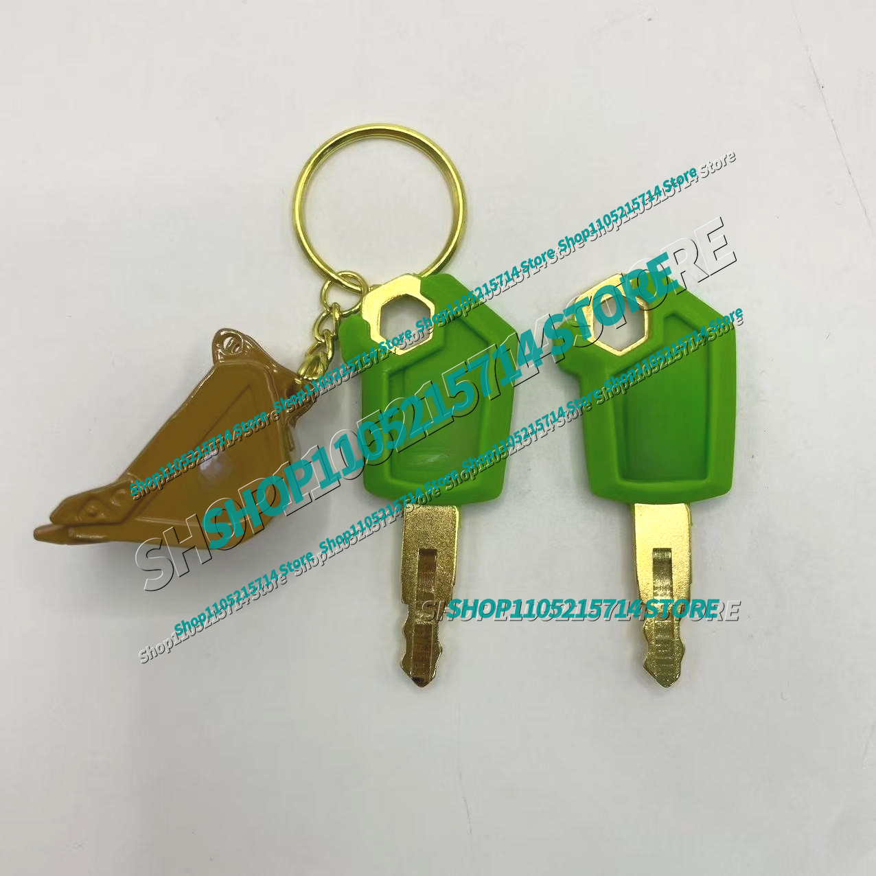 2pcs 5P8500 Key for Excavator  - Heavy Equipment Key Ring ulasan dan harga