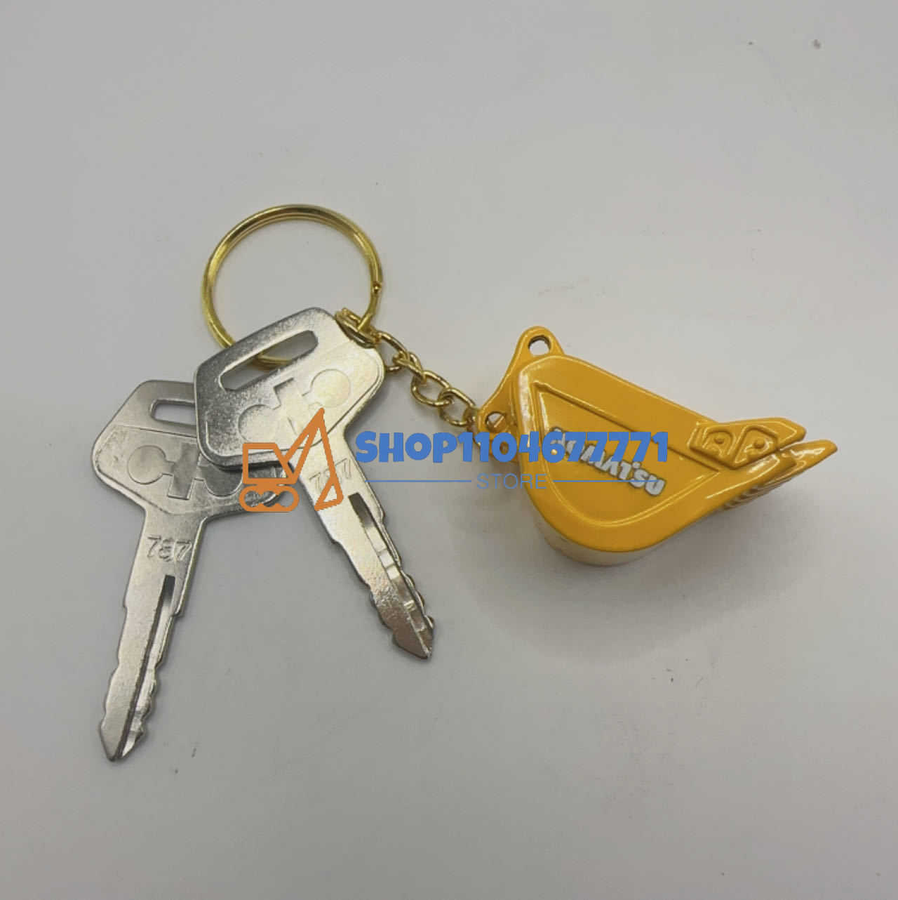 2PCS 787 Ignition Key with Buc - Heavy Equipment Key Ring ulasan dan harga