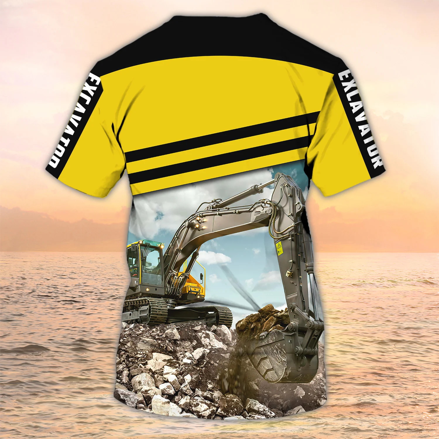 Newest Summer Fashion Men's T- - Heavy Equipment Names ulasan dan harga