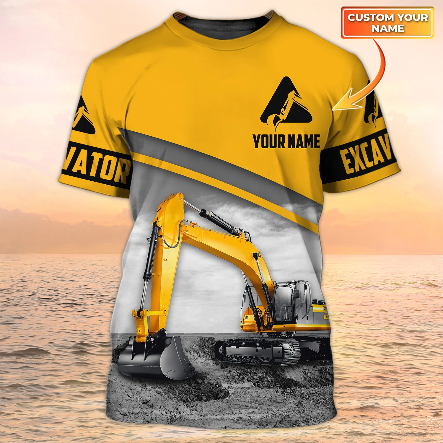 Newest Summer Fashion Men's T- - Heavy Equipment Names ulasan dan harga