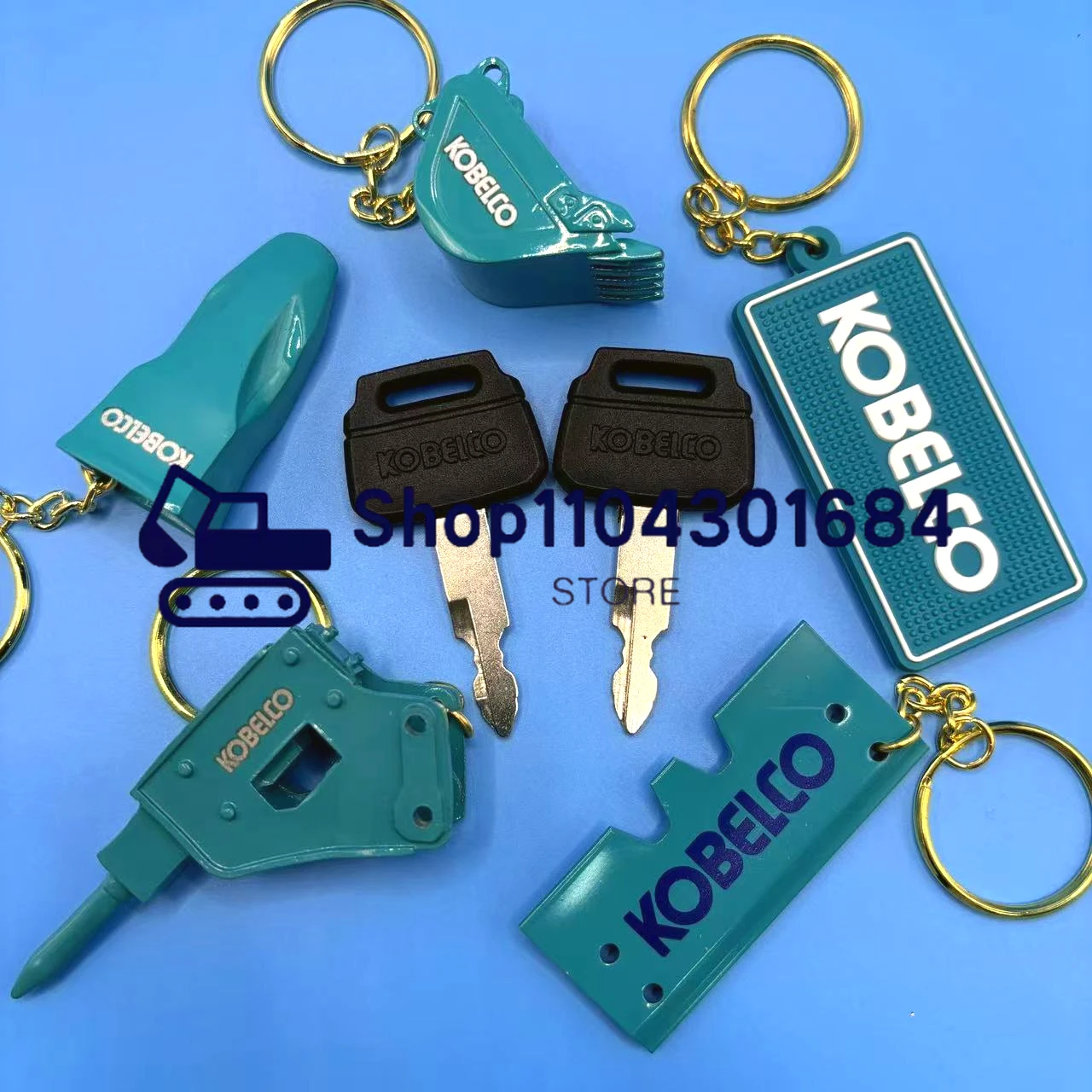 2pcs K250 Key for Kobelco Exca - Heavy Equipment Key Ring ulasan dan harga