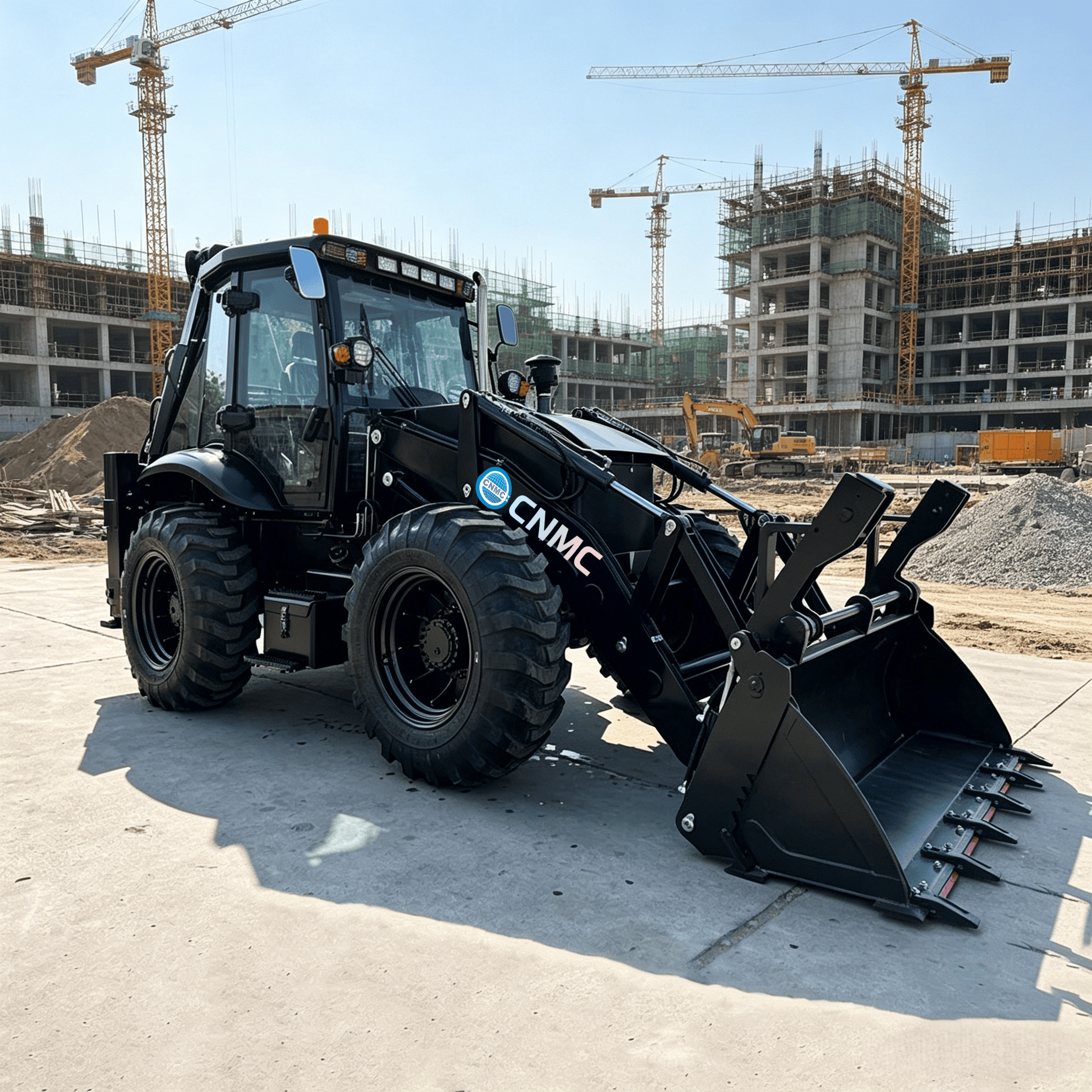 CN35-45 10 Tons 4x4 Wheel Load - Tractor Backhoe ulasan dan harga