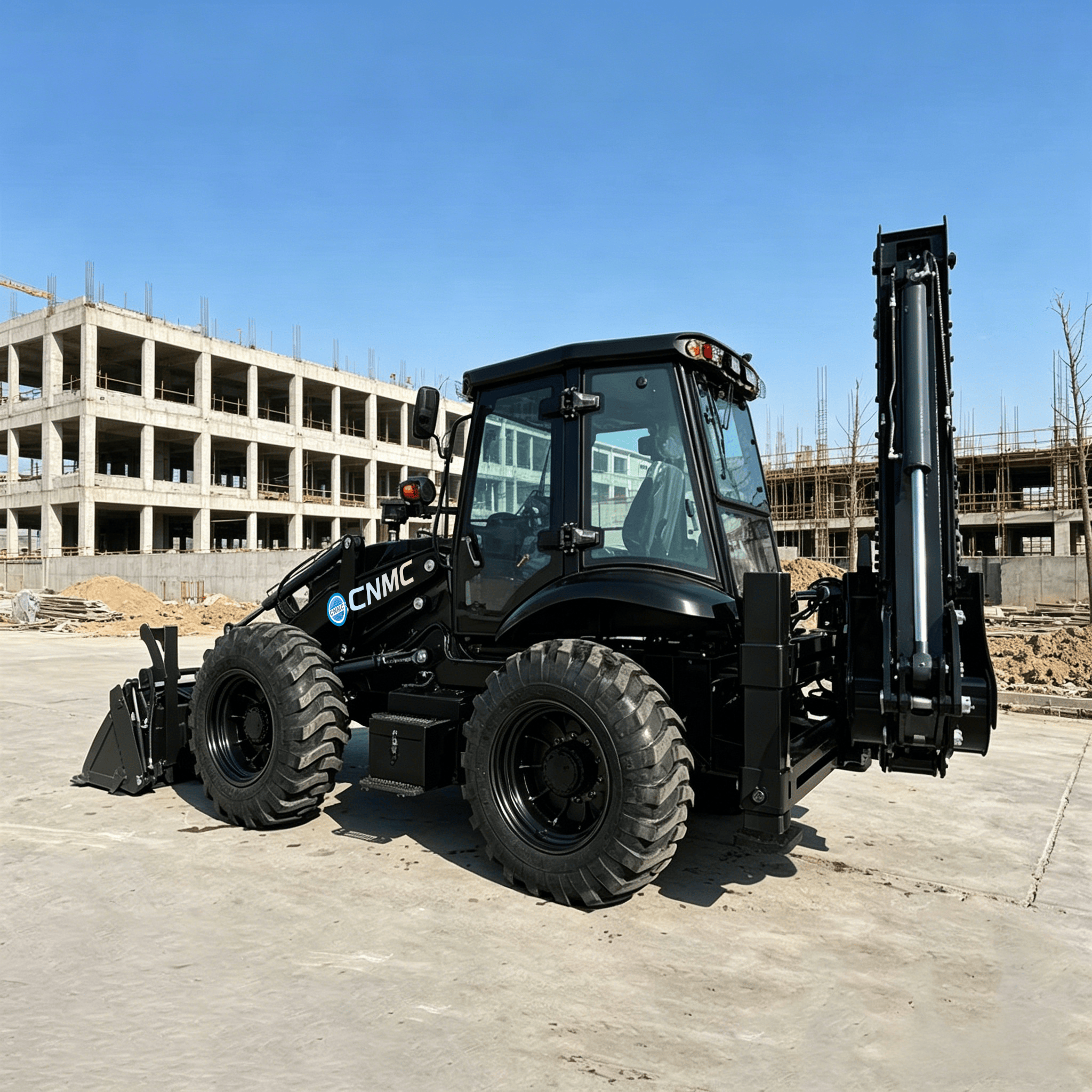 CN35-45 10 Tons 4x4 Wheel Load - Tractor Backhoe ulasan dan harga