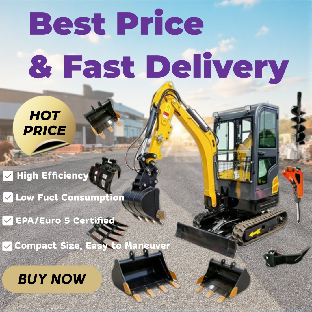 Mini Excavator 1.5Tons Pilot C - Tractor Backhoe ulasan dan harga