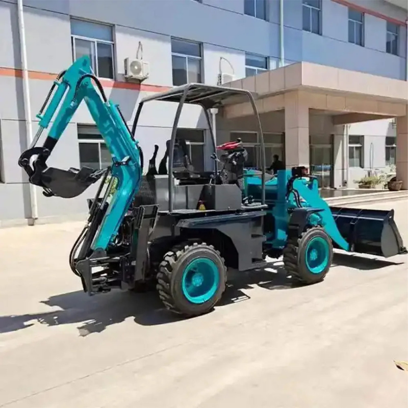Multifunctional Mini Tractor F - Tractor Backhoe ulasan dan harga