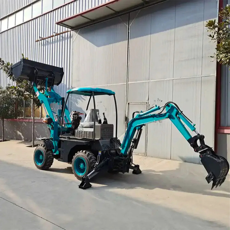 Multifunctional Mini Tractor F - Tractor Backhoe ulasan dan harga
