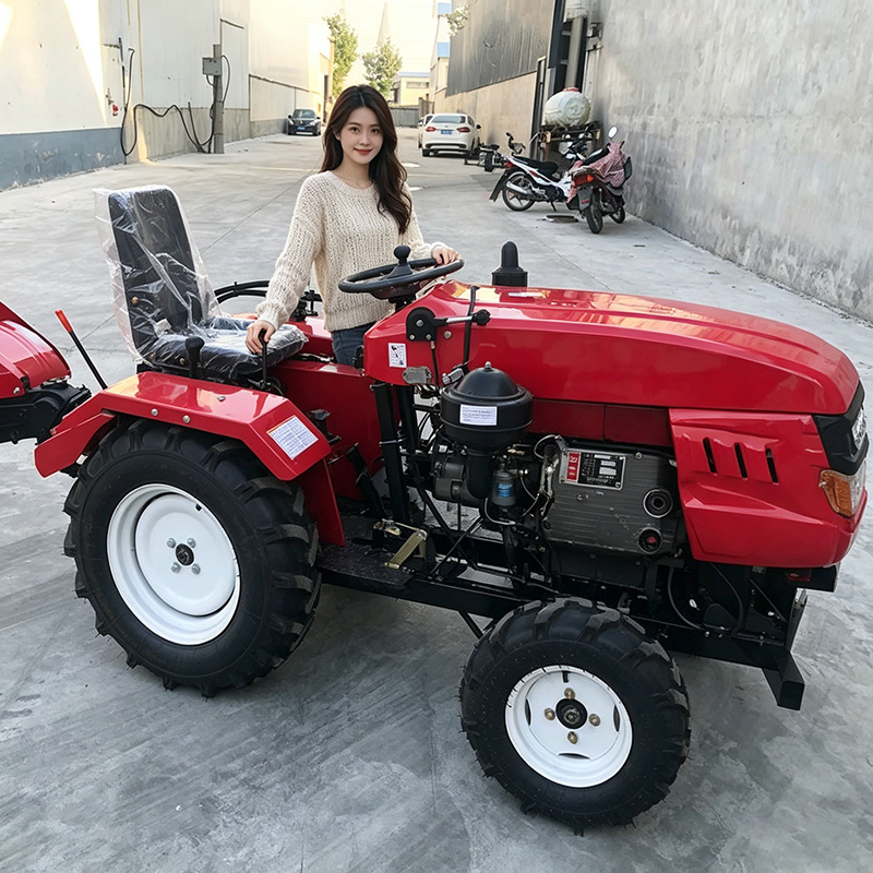Customized Ride-On Plowing Tra - Tractor Backhoe ulasan dan harga