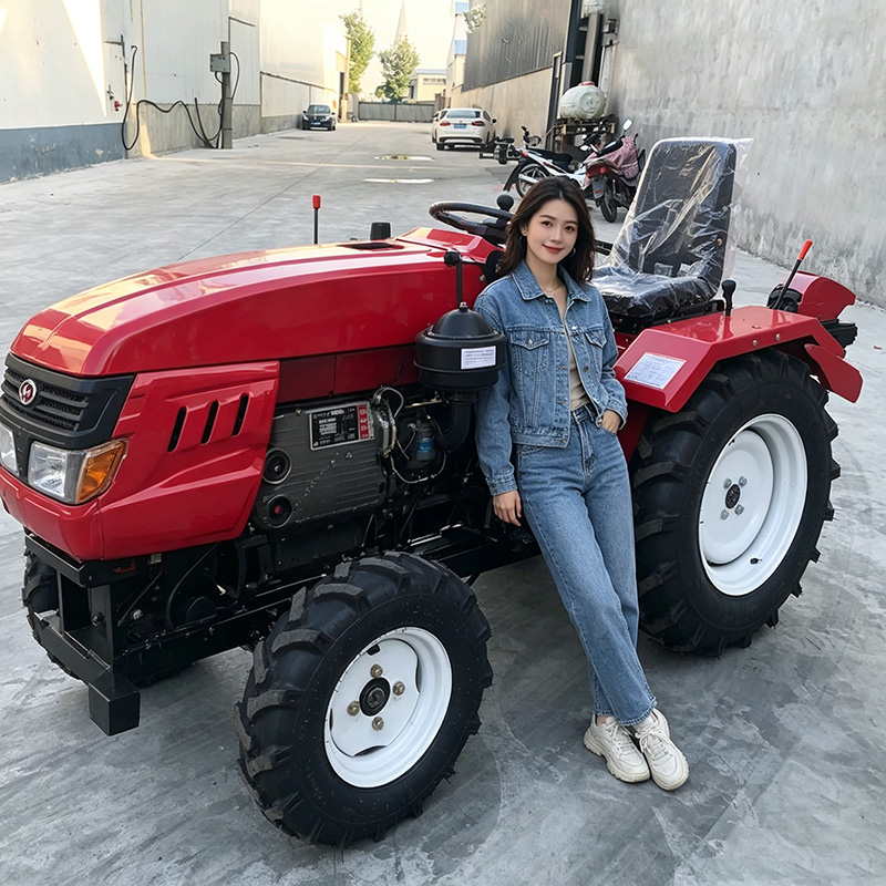 Customized Ride-On Plowing Tra - Tractor Backhoe ulasan dan harga