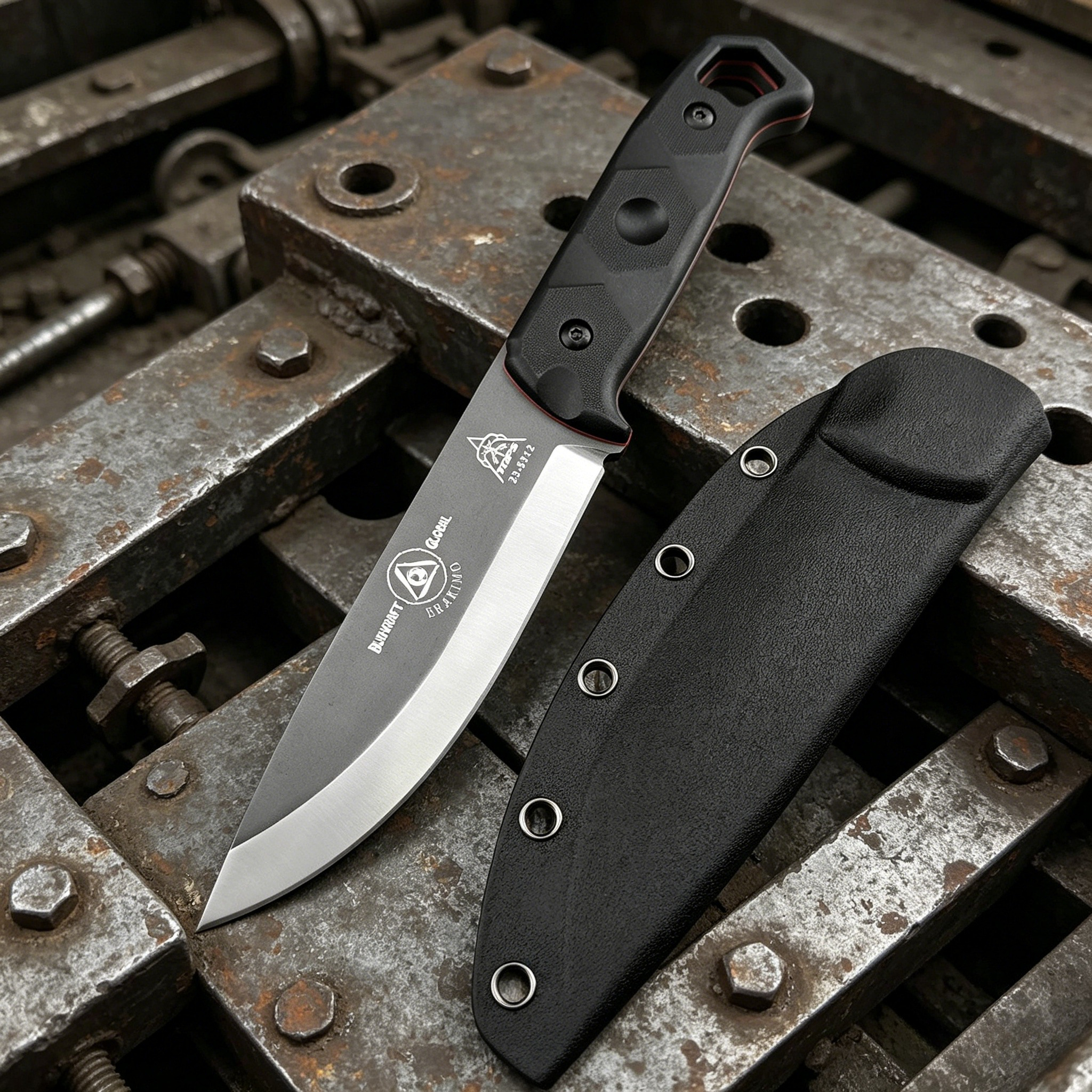 Outdoor Camping Fixed Blade Kn - Heavy Equipment Blade ulasan dan harga