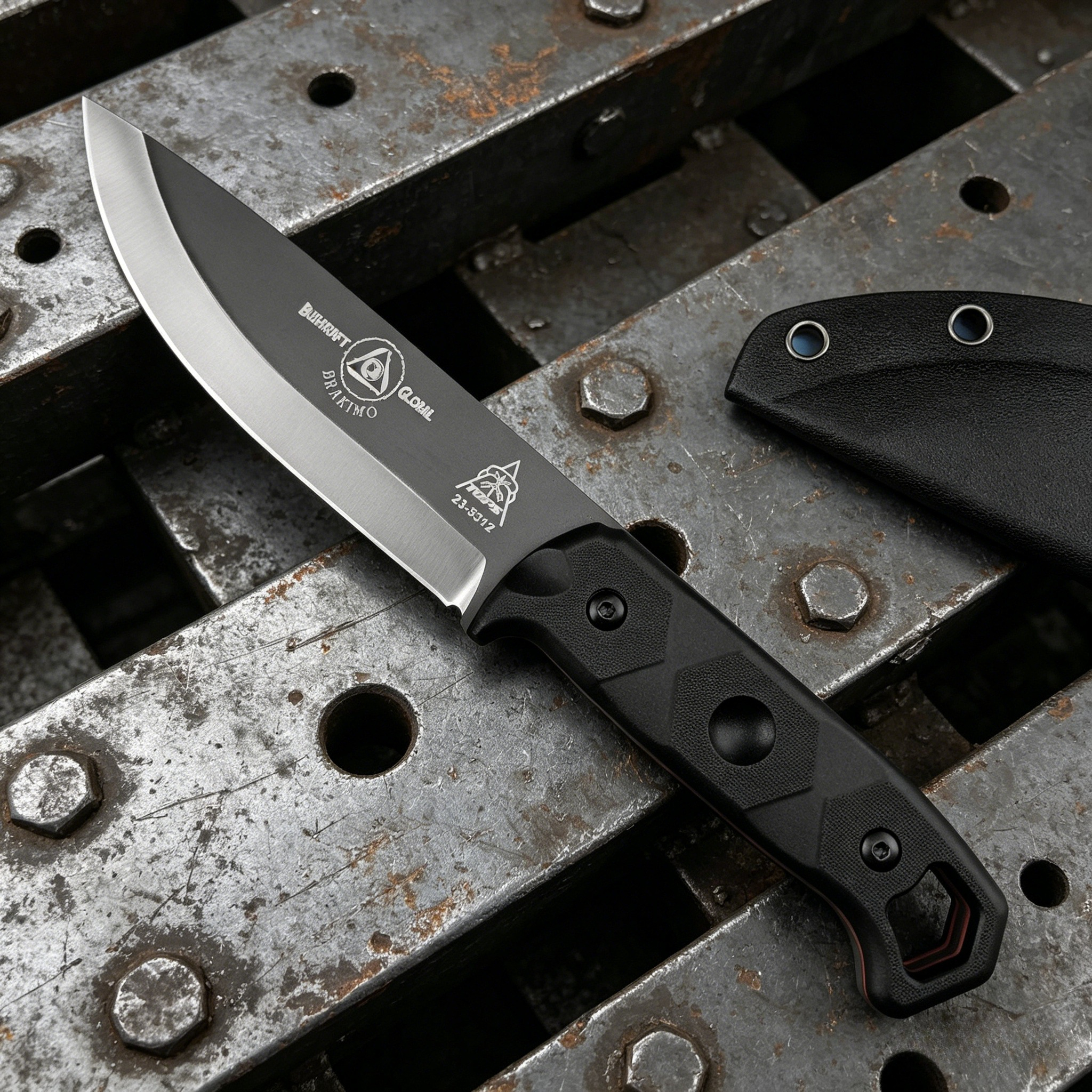 Outdoor Camping Fixed Blade Kn - Heavy Equipment Blade ulasan dan harga
