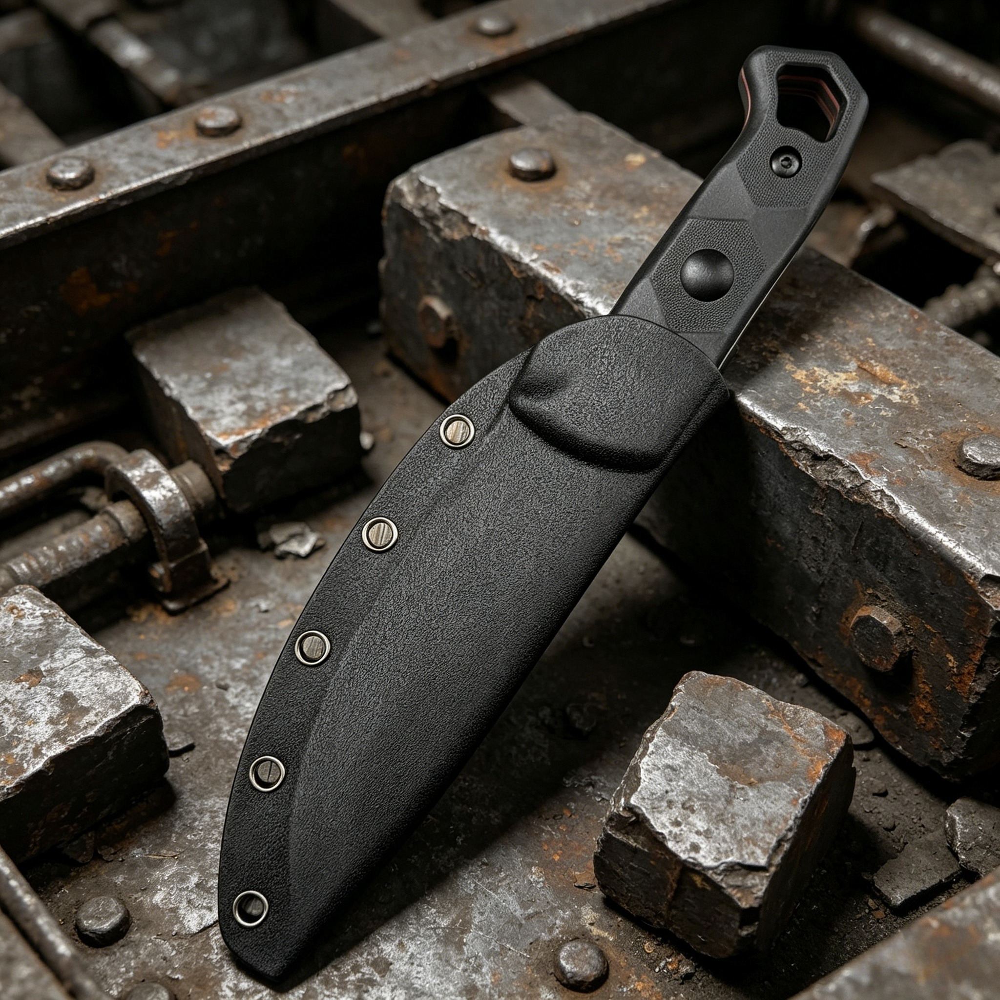 Outdoor Camping Fixed Blade Kn - Heavy Equipment Blade ulasan dan harga