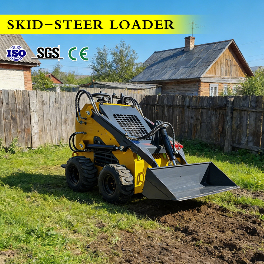 4WD Wheel Skid Steer Loader Co - Wheel Loader ulasan dan harga