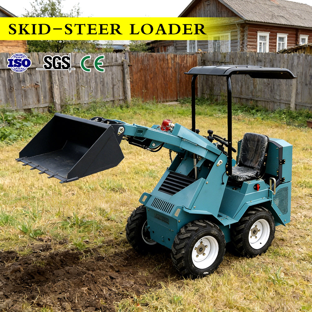 4WD Wheel Skid Steer Loader Co - Wheel Loader ulasan dan harga