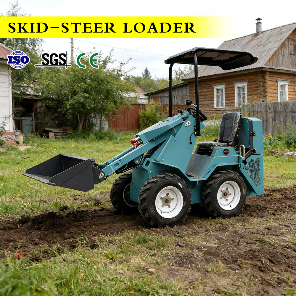 4WD Wheel Skid Steer Loader Co - Wheel Loader ulasan dan harga