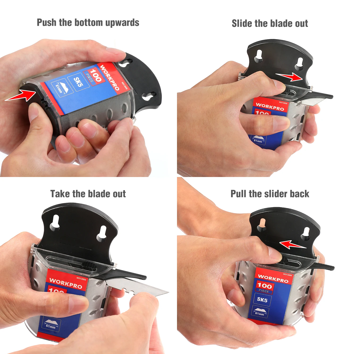 WORKPRO Utility Knife Blades O - Heavy Equipment Blade ulasan dan harga