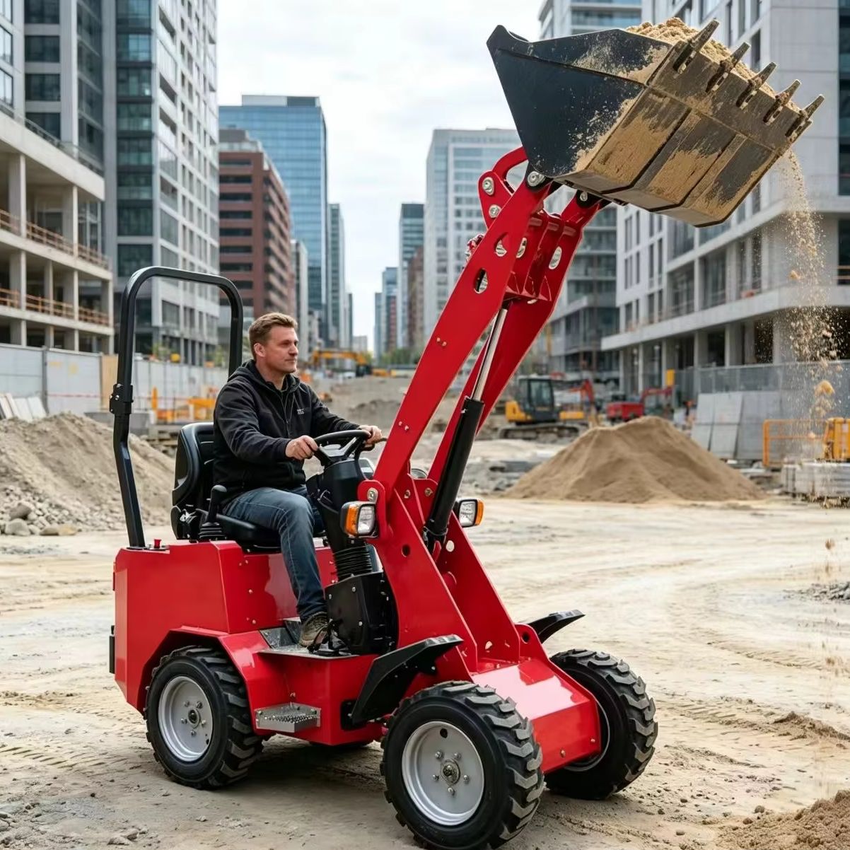 Mini Wheel Loader Compact Fron - Wheel Loader ulasan dan harga