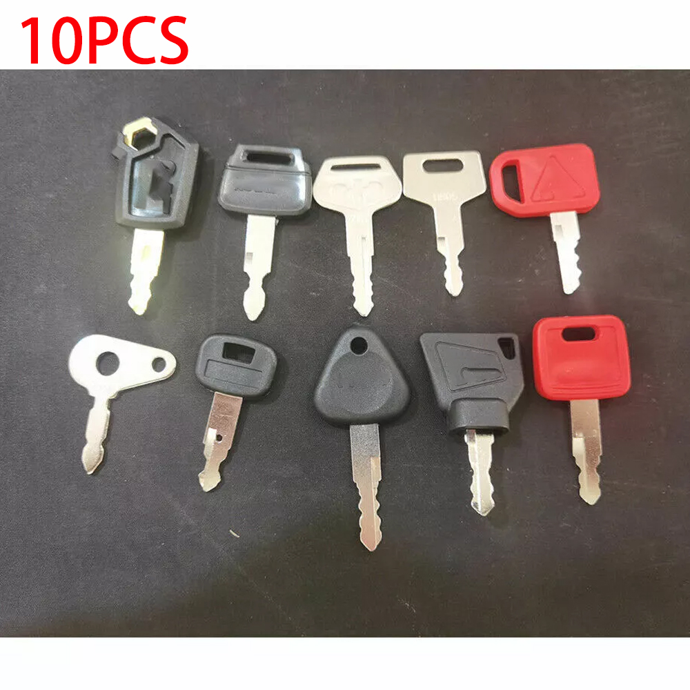 10pcs Master Key Ignition Set  - Heavy Equipment Key Ring ulasan dan harga