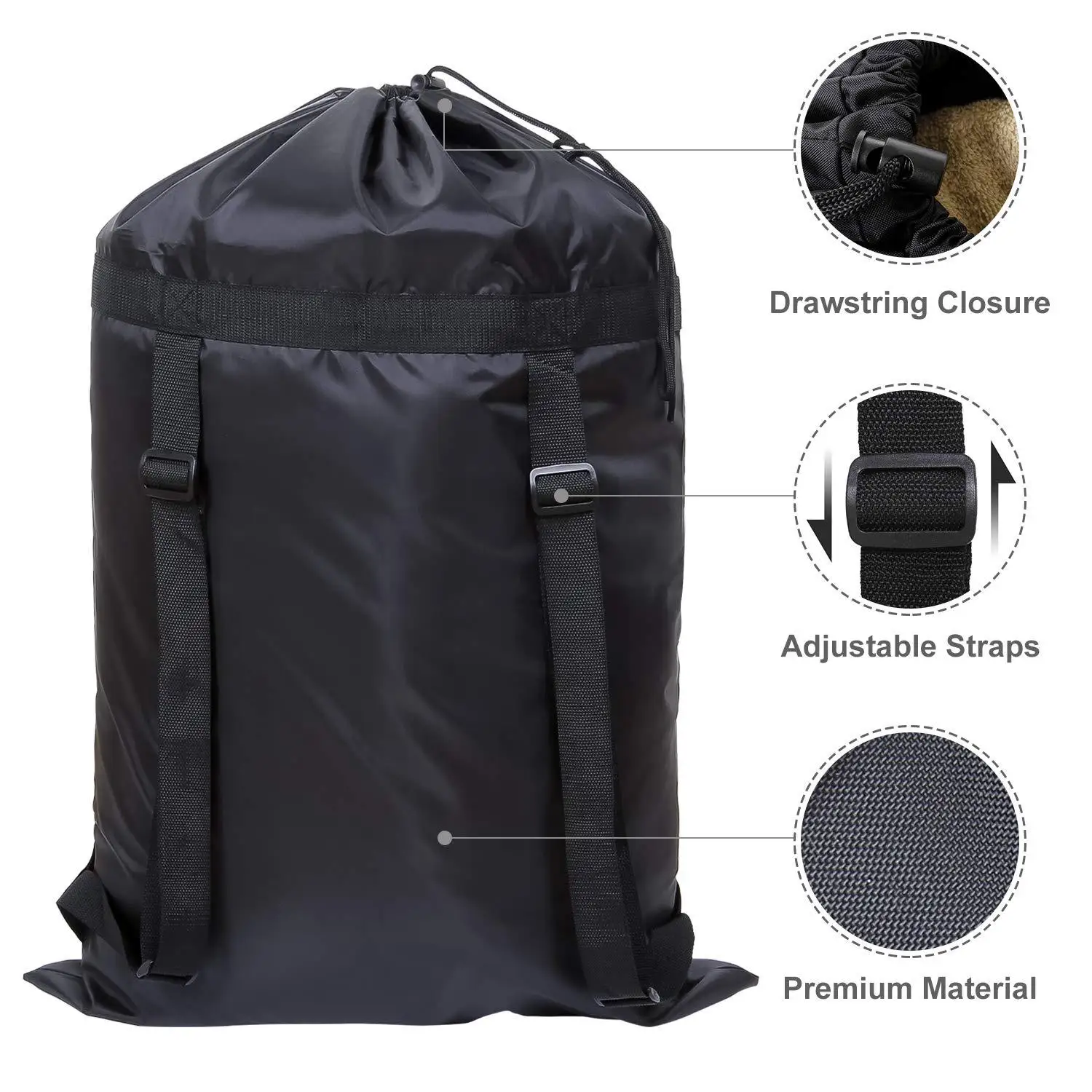 Black Oversized Polyester Wate - Heavy Equipment Washing ulasan dan harga