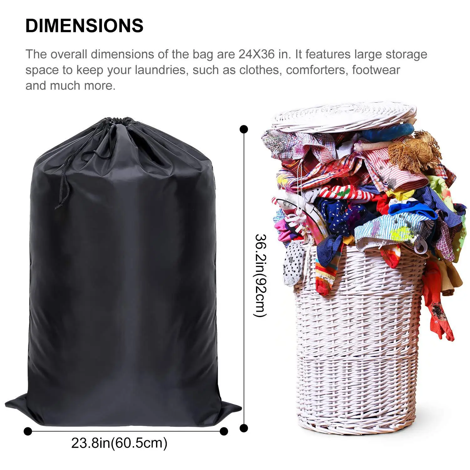 Black Oversized Polyester Wate - Heavy Equipment Washing ulasan dan harga