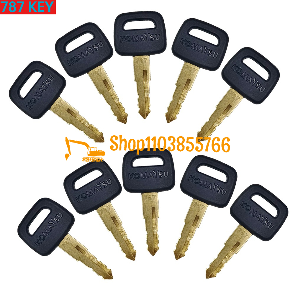 10/5/3/2/1PCS 787 Key for Koma - Heavy Equipment Key Ring ulasan dan harga