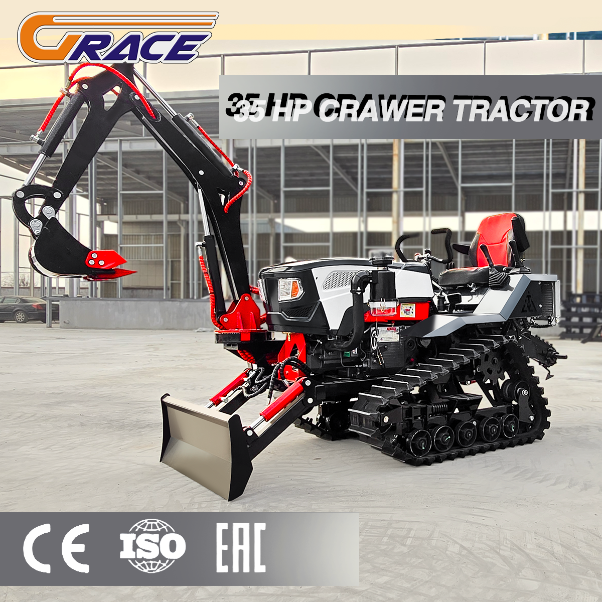 Customize Farm Tractor With Fr - Tractor Backhoe ulasan dan harga