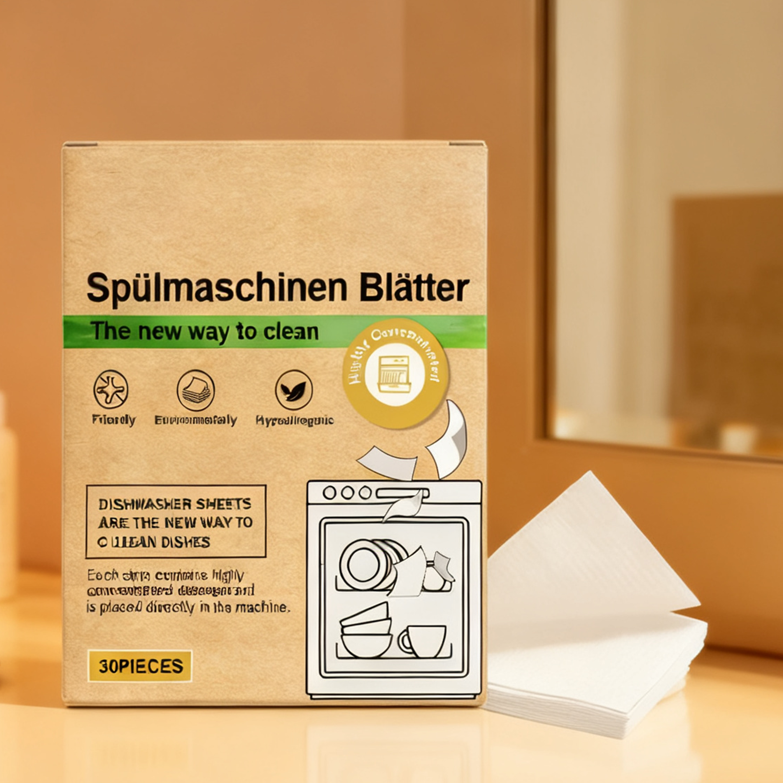 Dishwasher Cleaner Tablets, 30 - Heavy Equipment Washing ulasan dan harga