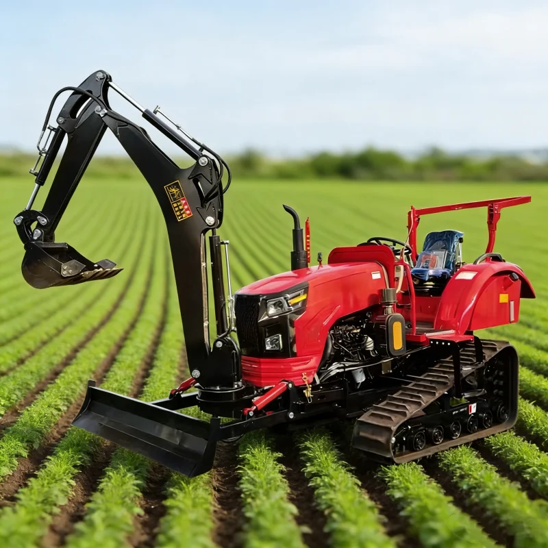 Customized Crawler Tractor 35H - Tractor Backhoe ulasan dan harga