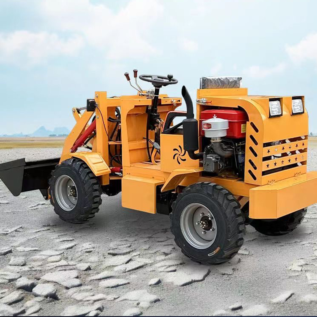 High Efficiency Mini Tractors  - Wheel Loader ulasan dan harga