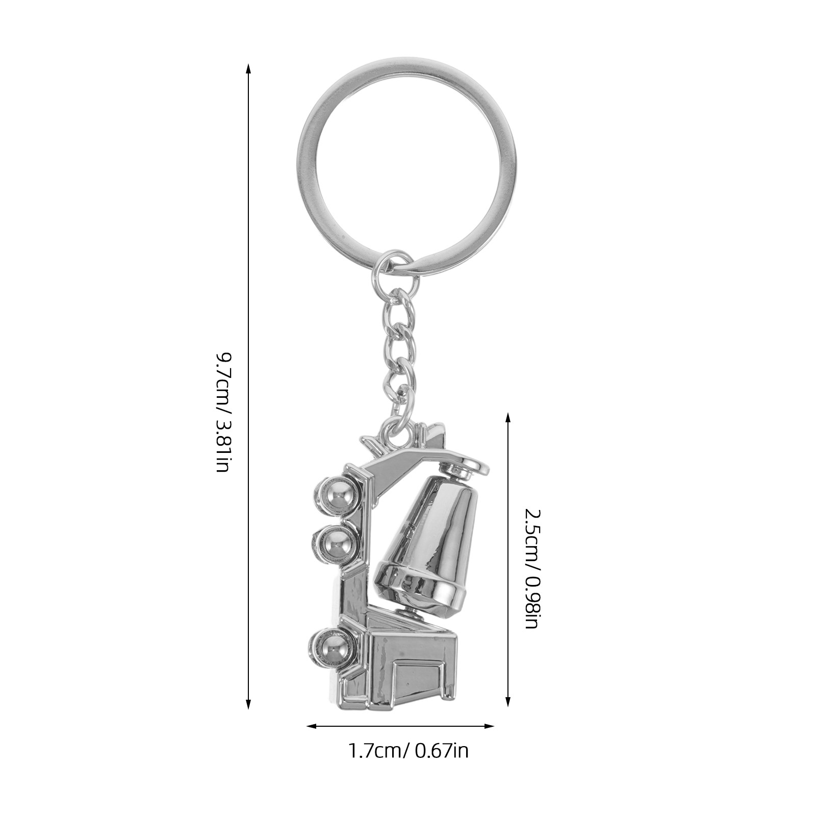 Alloy Mixer Truck Keychain 3D  - Heavy Equipment Key Ring ulasan dan harga