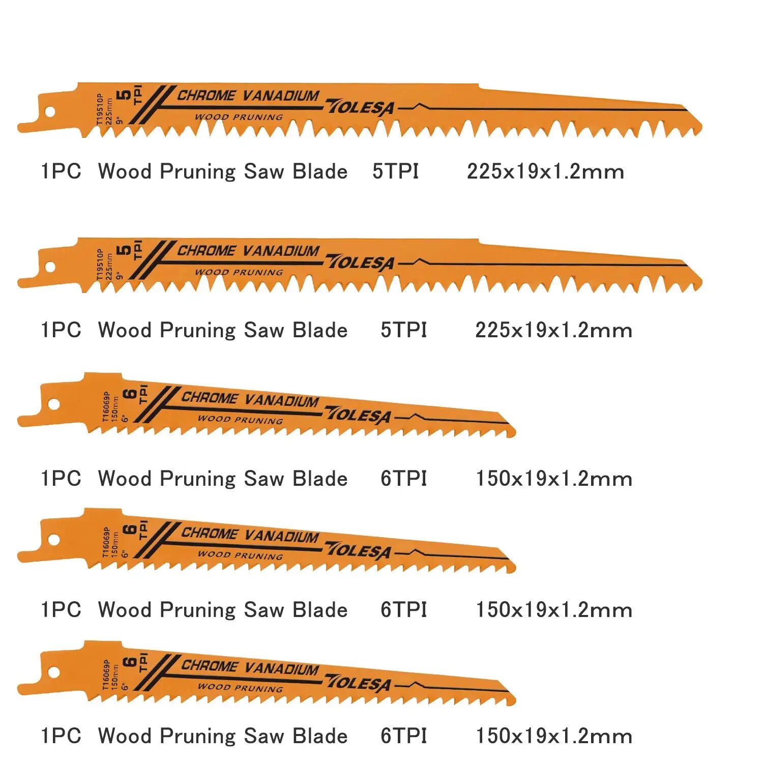 TOLESA 10PCS Reciprocating Bi- - Heavy Equipment Blade ulasan dan harga