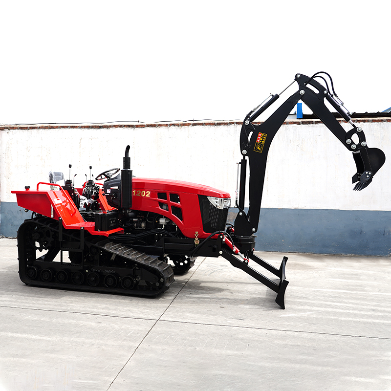 Customized 80/120HP Rubber-tra - Tractor Backhoe ulasan dan harga