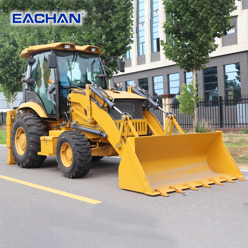 EACHAN Diesel 4 Wheel Backhoe  - Tractor Backhoe ulasan dan harga