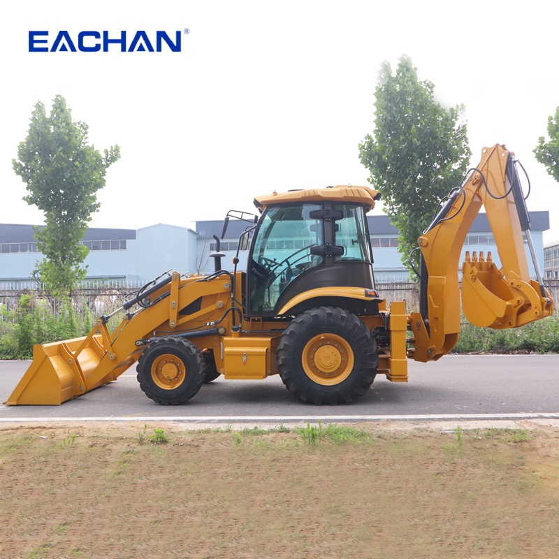 EACHAN Diesel 4 Wheel Backhoe  - Tractor Backhoe ulasan dan harga
