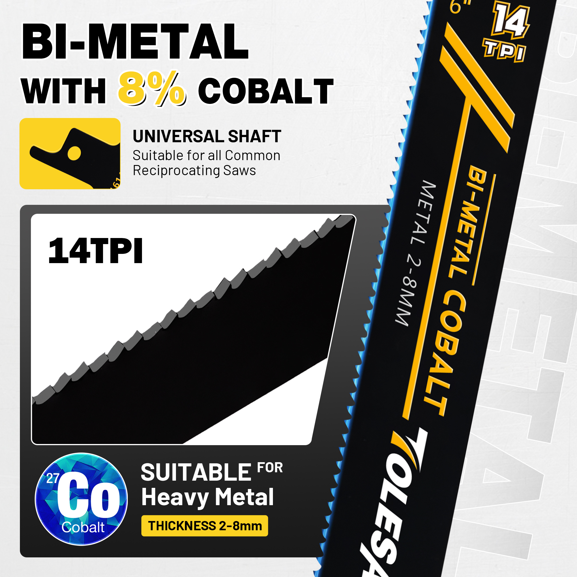 TOLESA Heavy Metal Cutting Rec - Heavy Equipment Blade ulasan dan harga