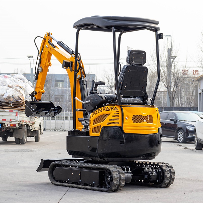 Durable 1.2t Mini Excavator Hy - Tractor Backhoe ulasan dan harga