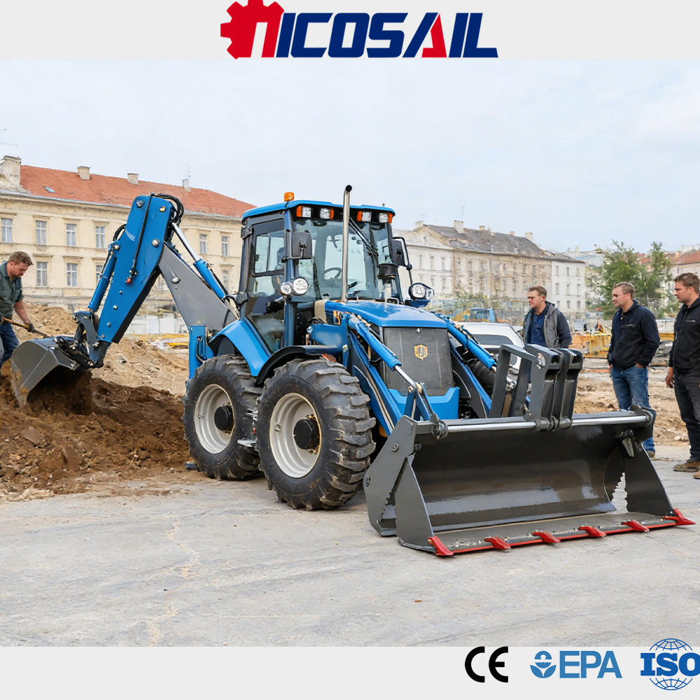 Construction Backhoe Loader CE - Tractor Backhoe ulasan dan harga