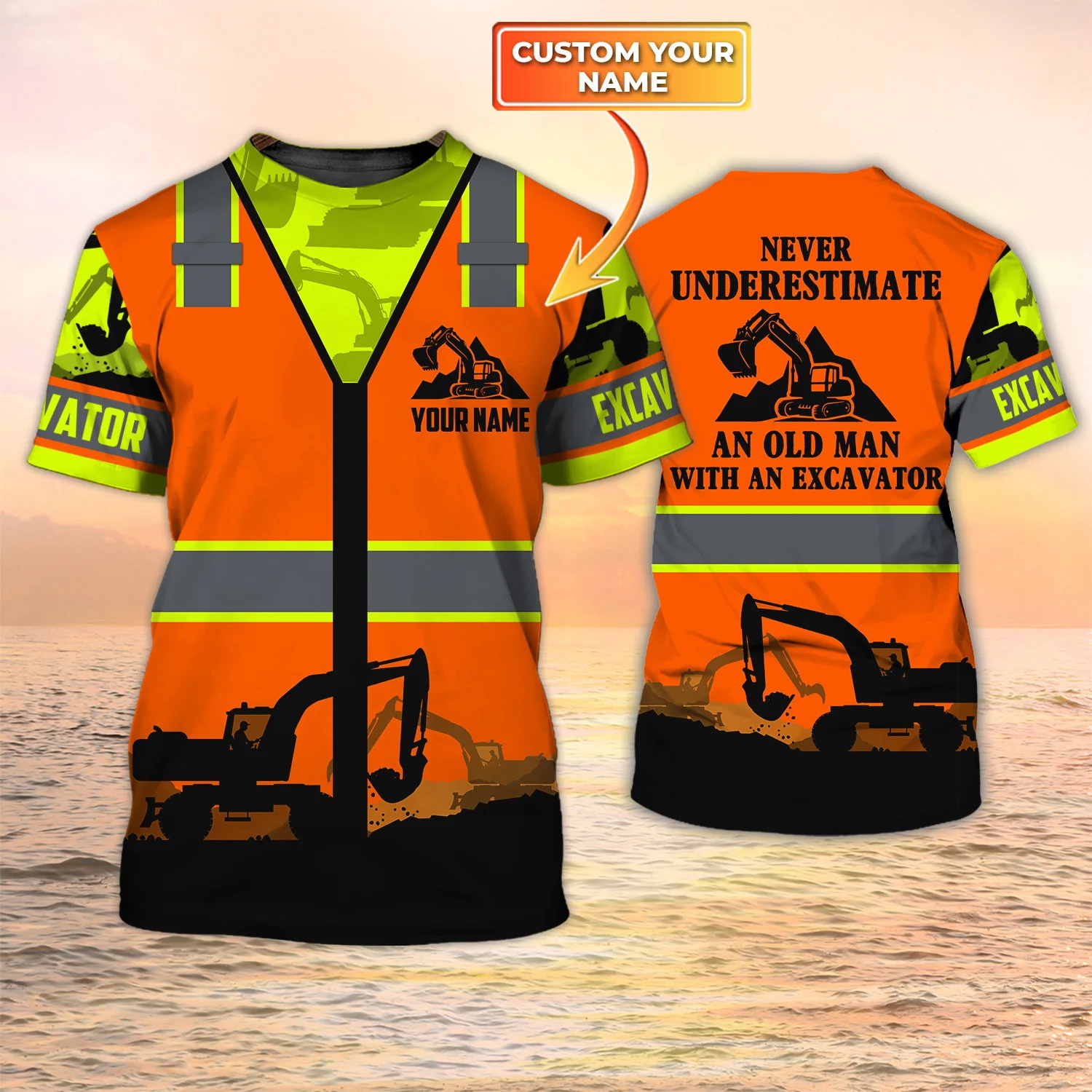 Newest Summer Fashion Men's T- - Heavy Equipment Names ulasan dan harga